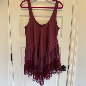 Free People Lace Slip Dress